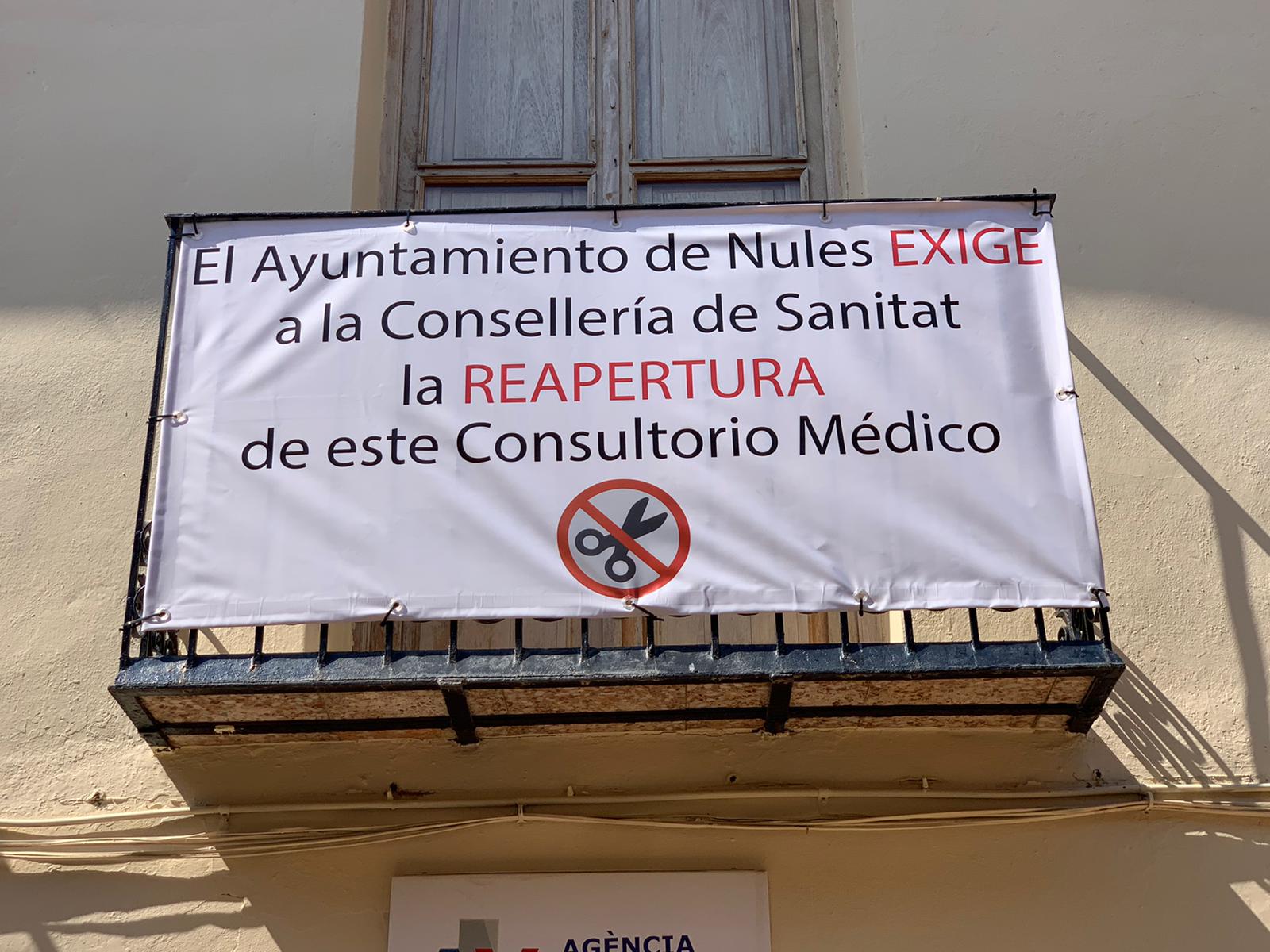 Nules reivindica la reapertura del consultorio de Mascarell, cerrado desde marzo de 2020