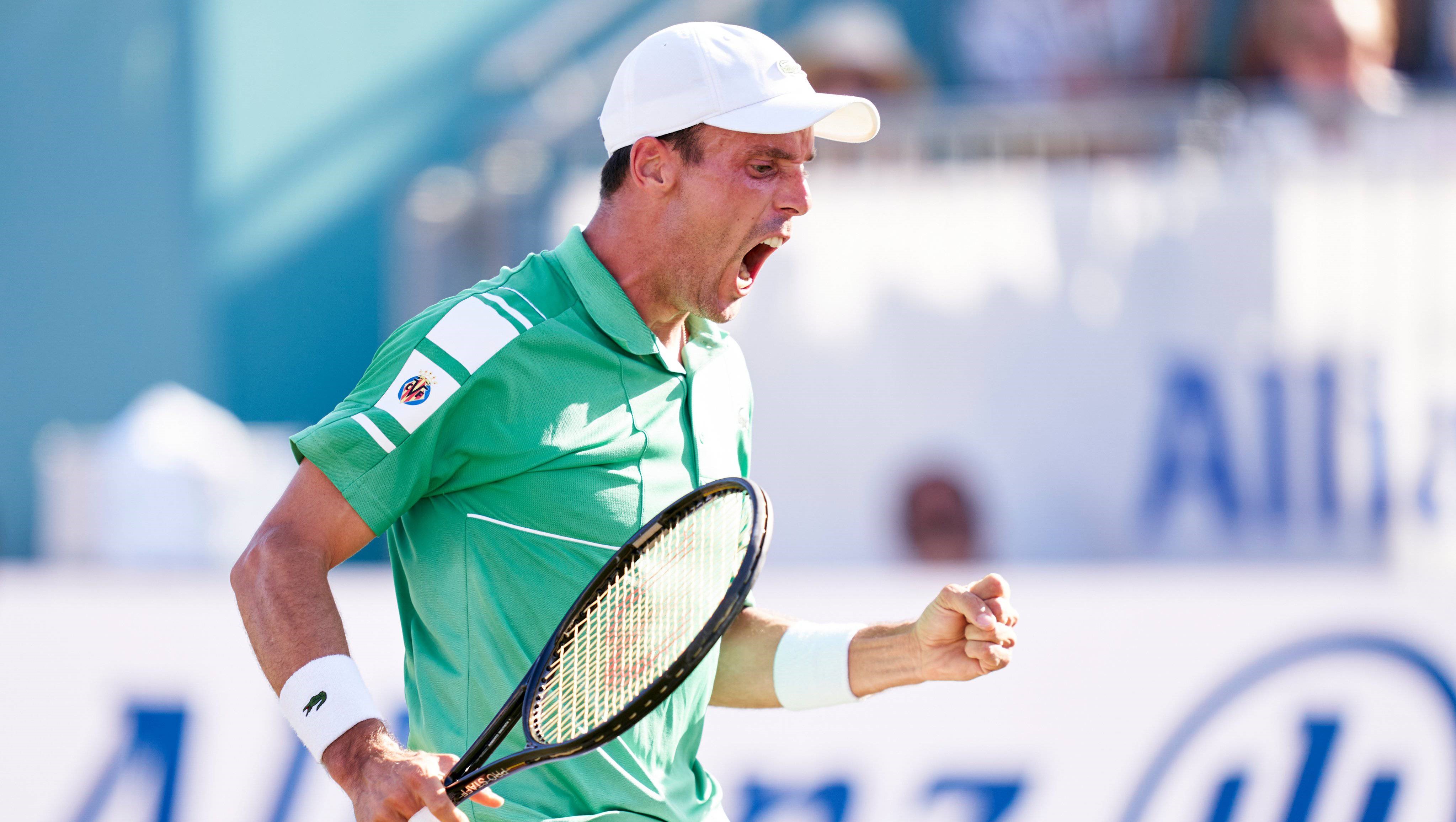 Roberto Bautista disputará su tercera final de la temporada tras vencer a Albert Ramos