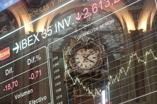 El Ibex 35 avanza sobre los 8.100 puntos, con un ascenso del 0,9% en la media sesión