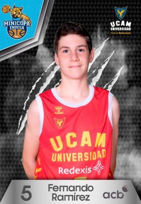 Fernando Ramírez, del UCAM CB, va con la sub-14 de España