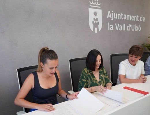 La Vall y el Consell firman el convenio para el puente que unirá los polígonos Belcaire y Mezquita