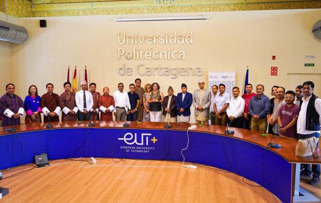 Las universidades de Nepal y Bután se forman en la UPCT en las nuevas metodologías de enseñanza