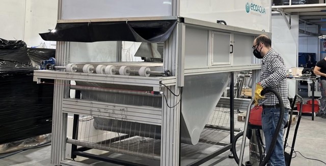Nueva tecnología para reciclar: la trituradora de agua comenzará 'desbrozando' colchones