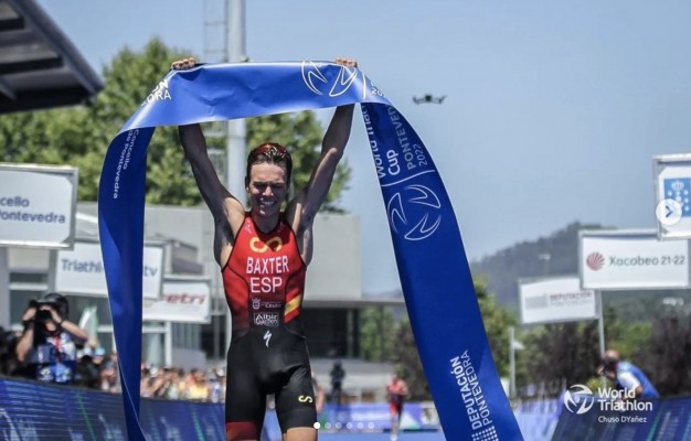 El totanero Sergio Baxter gana la prueba de la Copa del Mundo en Pontevedra 