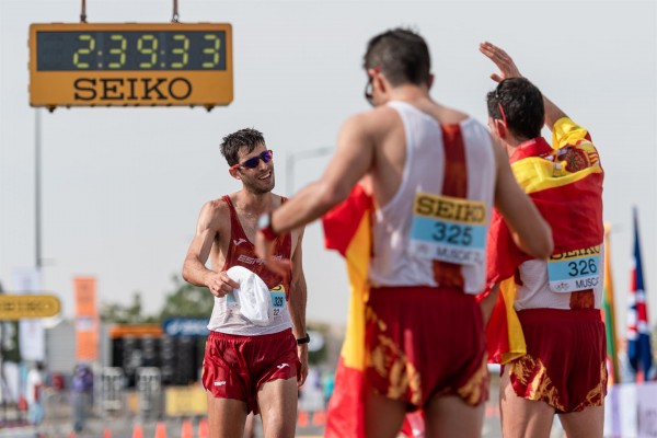 España cierra el Mundial con décimo puesto y récord de López Nicolás en marcha