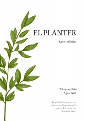 Naix 'El Planter', una editorial (des de Borriol) per a repensar el món