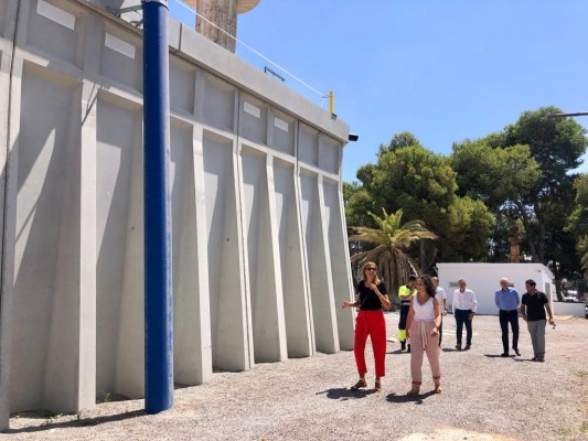 Facsa instala en Almassora un nuevo depósito de agua que triplica la capacidad del anterior