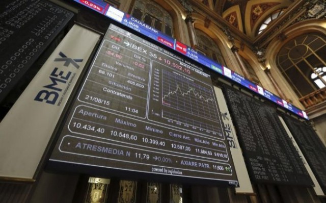 El Ibex 35 coge velocidad a media sesión y recupera los 10.400 puntos