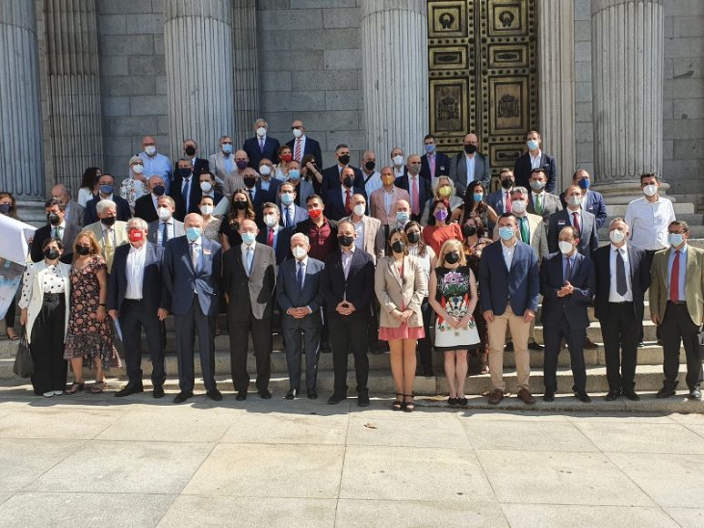 Acto a favor del Derecho Civil en el Congreso de los Diputados, en una imagen de archivo - 