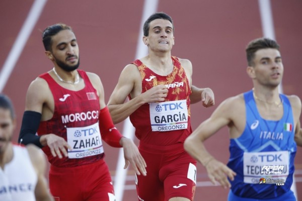 El murciano Mariano García 'pincha' en semifinales y se queda fuera de la final de 800 del Mundial 