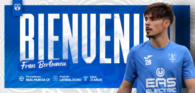 Fran Bertomeu recala en el Mar Menor FC tras salir del Real Murcia 