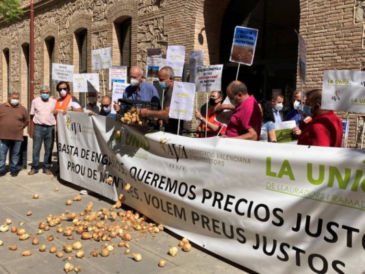La Unió y AVA-Asaja piden medidas urgentes ante la crisis de precios del campo valenciano