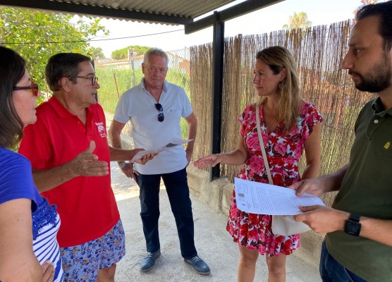 El PP denuncia que la tubería de evacuación en la Molinera, Senillar y Bovar sigue rota tras tres años