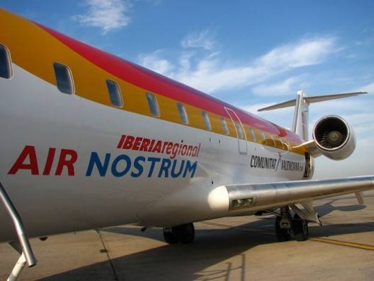 Air Nostrum suspende desde el próximo viernes la ruta Murcia-Madrid 