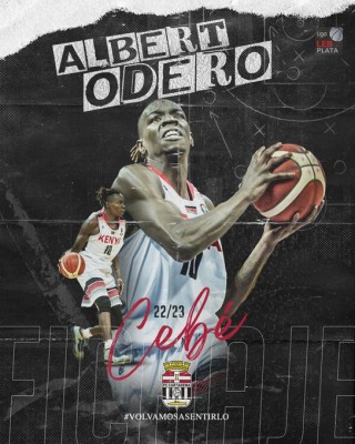Albert Odero, alero internacional con Kenia, es nuevo jugador del FC Cartagena CB