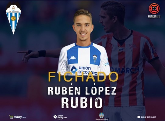 El Alcoyano incorpora al delantero Rubén Rubio