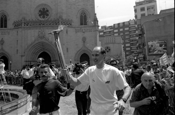 El día que el fuego olímpico iluminó Castellón