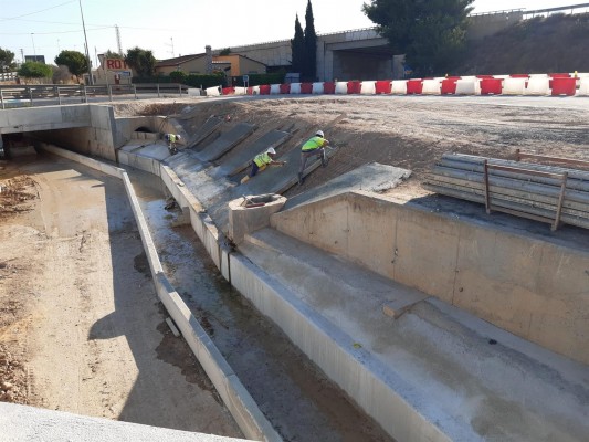 La CHS creará un paso para la fauna acuática en el canal de drenaje de la AP-7 entre Los Alcázares y Torre Pacheco
