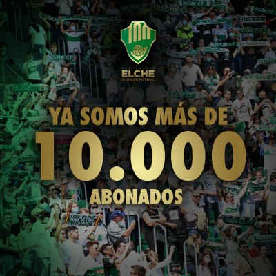 Un millar de aficionados del Elche renueva su abono entre las 13 y las 21 horas del lunes