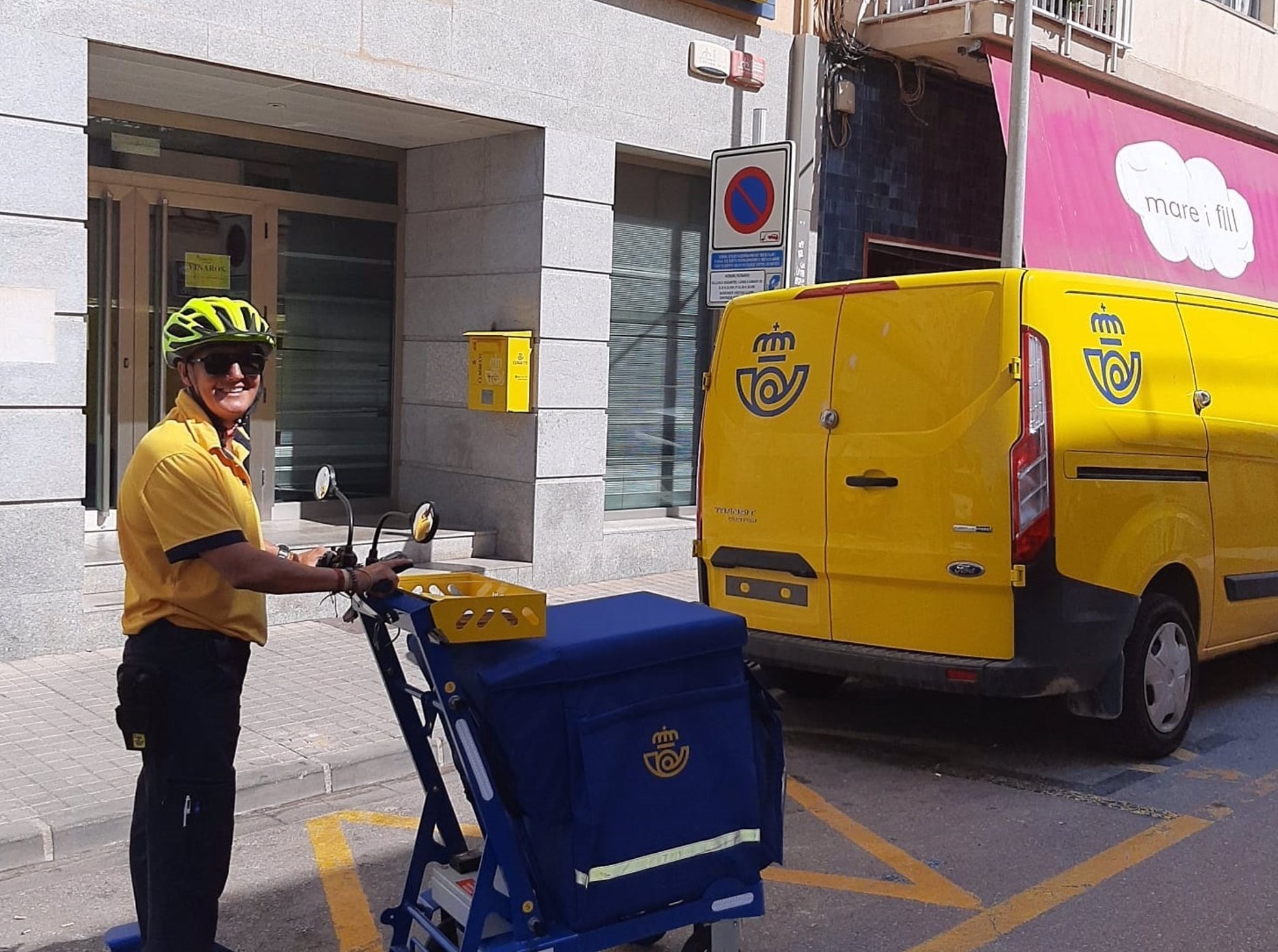 Correos inicia una prueba piloto con un carro de reparto asistido en Vinaròs