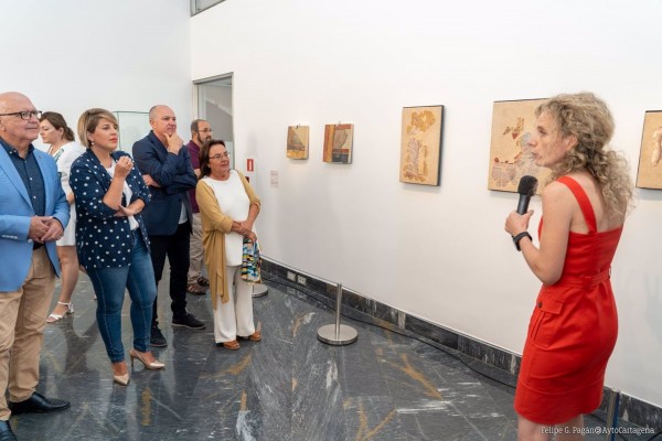 El Teatro Romano de Cartagena acoge la primera exposición sobre pintura mural de España