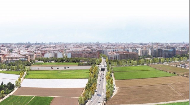 El Ayuntamiento plantea un corredor verde para permeabilizar la Ronda Norte 