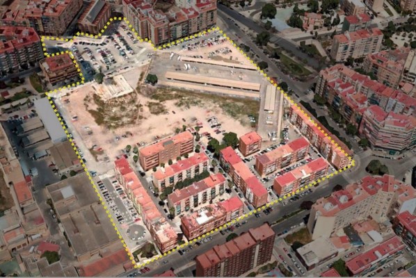 La nueva ordenación de Pare Domènech creará dos zonas verdes de casi 3.000 m2 en Campanar