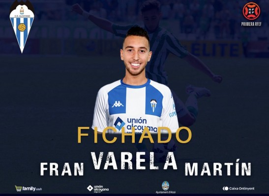El Alcoyano cierra el fichaje del lateral Fran Varela
