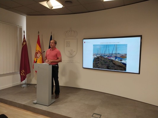 La desembocadura del Albujón sigue siendo la principal preocupación de la Comunidad en el estado del Mar Menor 
