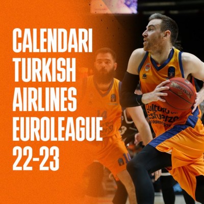 Valencia Basket abrirá la Euroliga en la Fonteta contra el Baskonia de Peñarroya