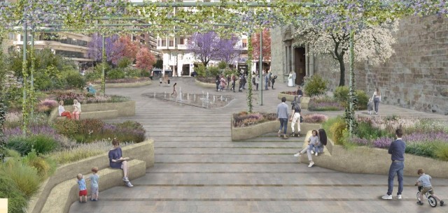 Así es el proyecto para la plaza de San Agustín de València