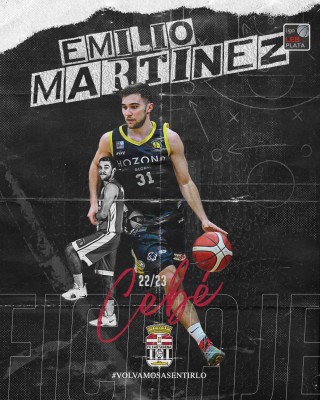 Emilio Martínez, quien debutó con el UCAM CB en la élite, nuevo base del FC Cartagena CB