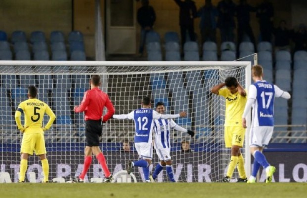 El gran gol de Trigueros da vida al Villarreal tras caer en Anoeta