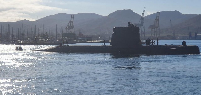 La 'Galerna' de la Armada vuelve a navegar en Cartagena