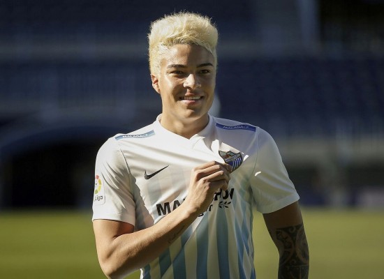 El Málaga presenta a Adalberto Peñaranda, cedido por el Watford