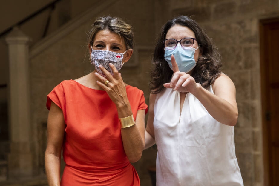 La salida de Oltra diluye un pacto para las autonómicas entre Compromís y Yolanda Díaz