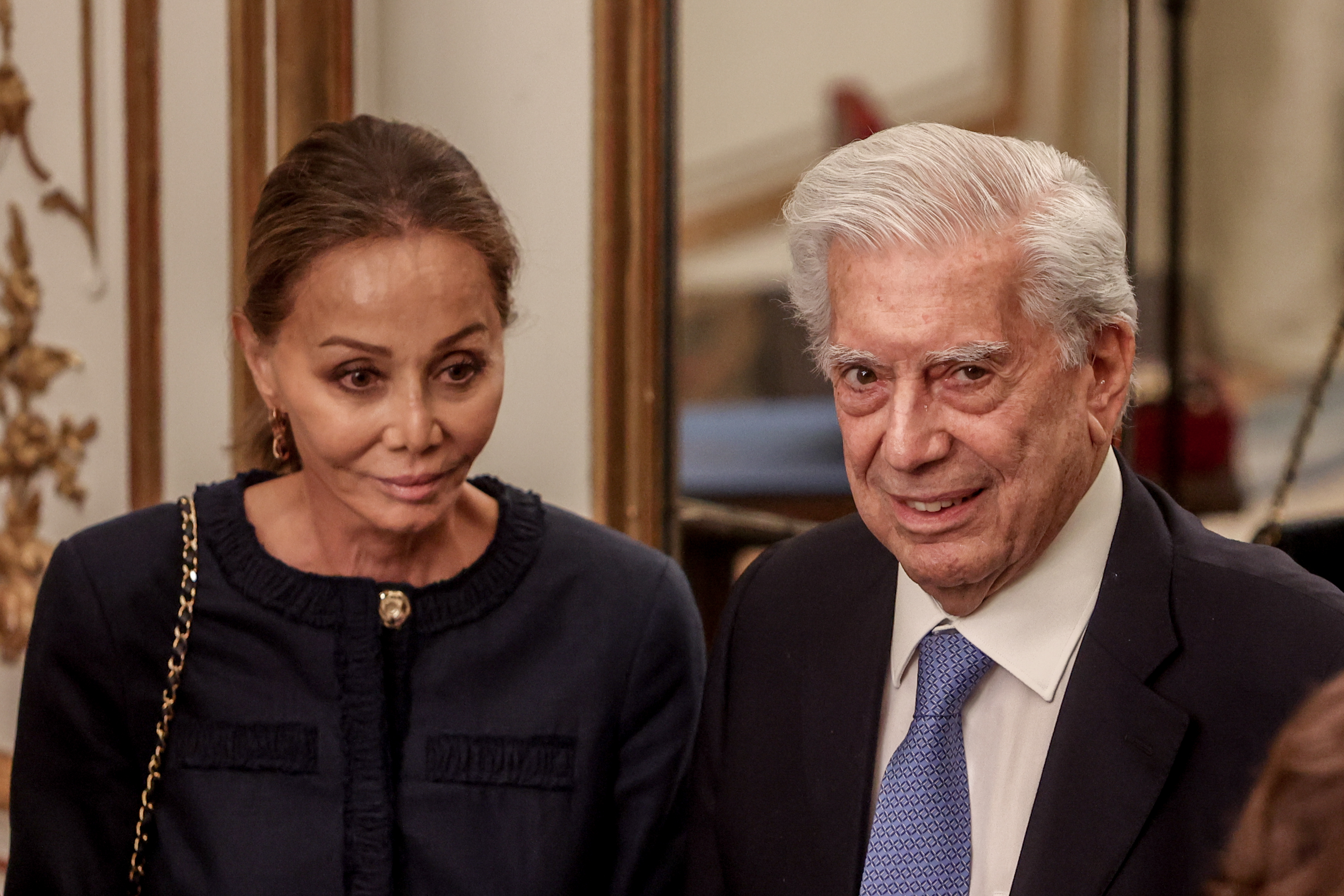 Isabel Preysler y Mario Vargas Llosa el pasado mes de junio. Foto: RICARDO RUBIO/EP - 