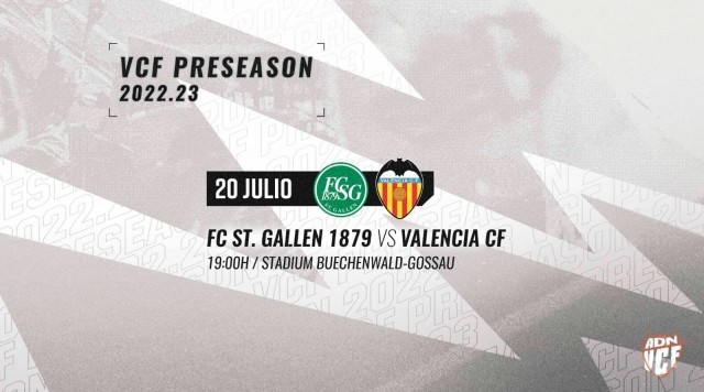 El Valencia cierra la lista de amistosos de pretemporada con una cita ante el St. Gallen