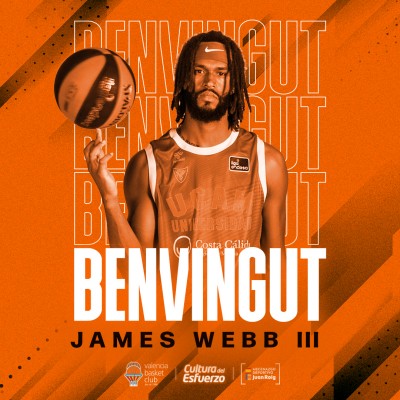 El Valencia ficha a James Webb, procedente del UCAM Murcia
