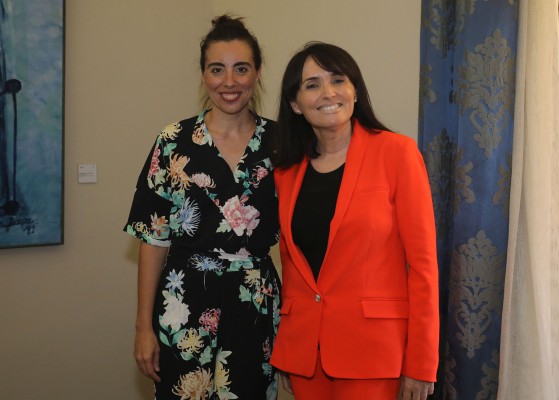 La Diputación acoge la primera reunión con la nueva directora de la Muestra de Teatro Español