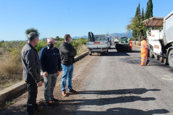 Burriana invierte 560.000 euros en tres proyectos para acondicionar caminos rurales 