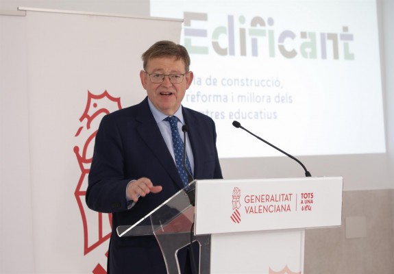 Educación suma 700 millones al Plan Edificant, que prevé 25 nuevas obras en Castellón