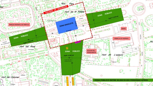 Las mascletàs de Elche, al Paseo de la Estación, cruce con Alcalde Vicente Quiles... y 80% más de pólvora 
