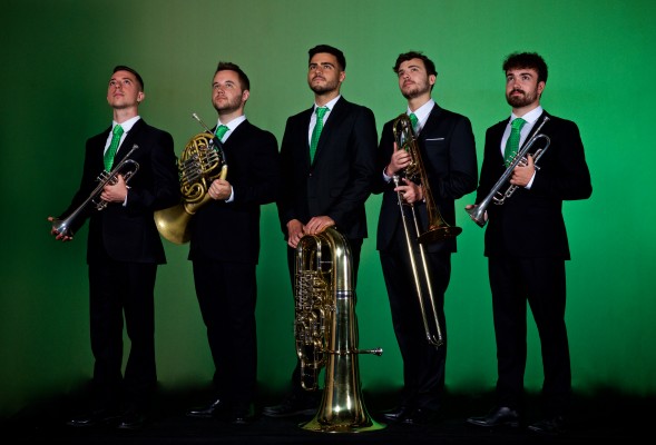 El quinteto Maestoso Brass Ensemble se presenta este miércoles en el Castillo de Santa Bárbara