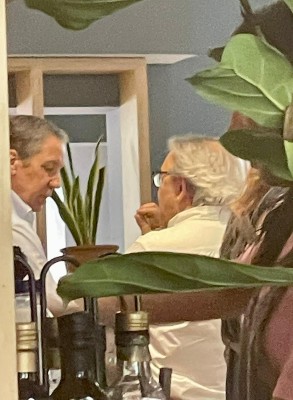 El encuentro fortuito entre Eduardo Zaplana y Manolo Mata 