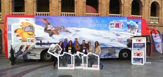 El bus interactivo de Sierra Nevada  pasa por Valencia con novedades y regalos
