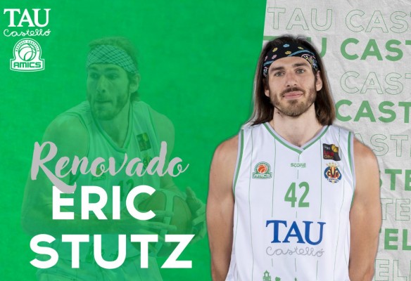 Eric Stutz renueva otra temporada con el TAU Castelló