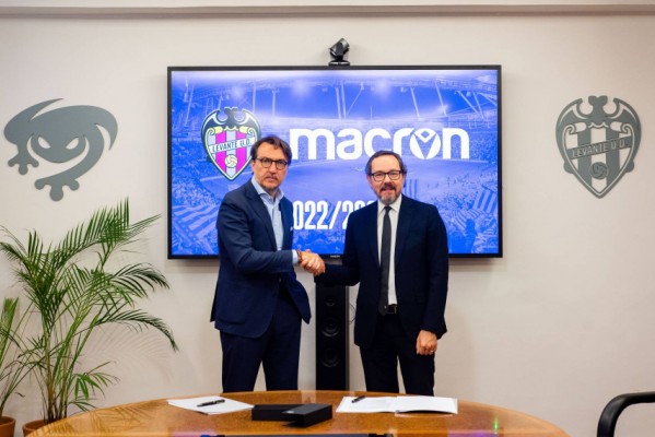 El Levante renueva el patrocinio con Macron por cinco temporadas
