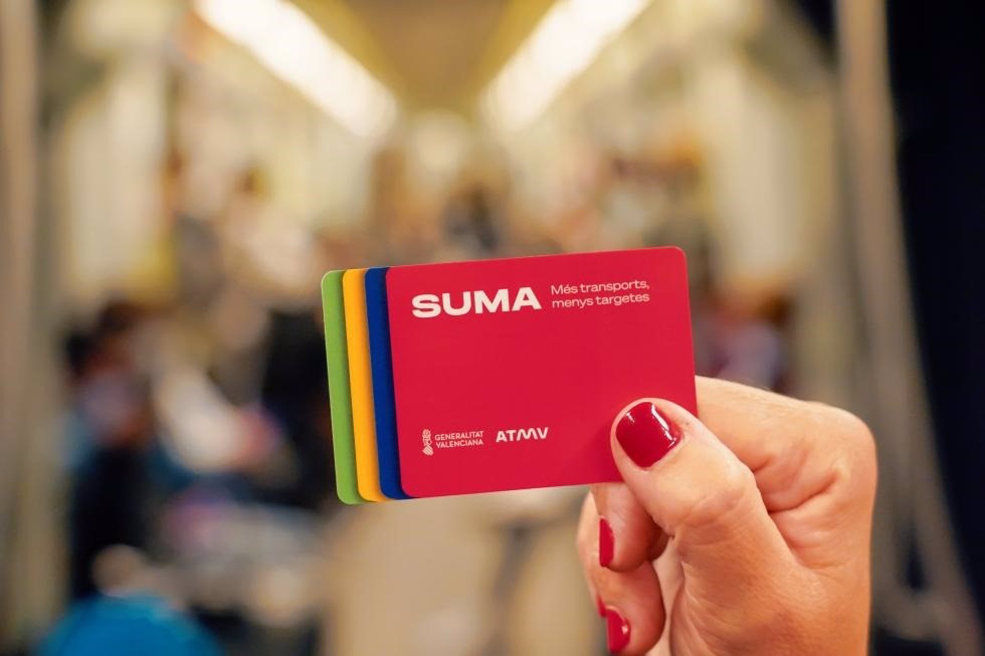 Tarjeta SUMA - Foto: GVA Tarjeta SUMA