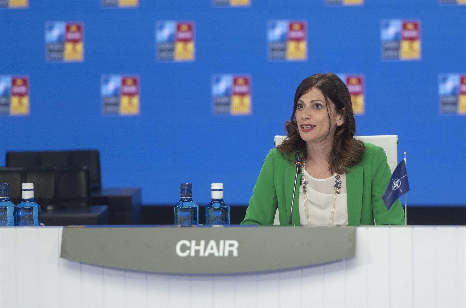 La representante especial para Mujeres, Paz y Seguridad de la Secretaría General de la OTAN, Irene Fellin. Foto: EUROPA PRESS/A.Ortega.POOL - 